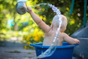 Avoid water play to reduce water usage